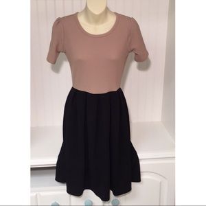 LuLaRoe Amelia Two Toned Dress